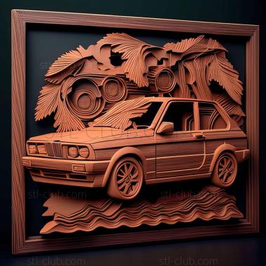 3D мадэль BMW E30 (STL)